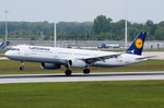 D-AIDC Lufthansa Airbus A321-231  vor der Landung in München  17.05.2016