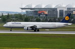 D-AIDO Lufthansa Airbus A321-231  gelandet am 17.05.2016 in München
