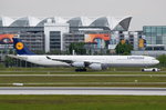 D-AIHZ Lufthansa Airbus A340-642   Leipzig   am 17.05.2016 in München unterwegs zum Gate