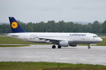 D-AIPF Lufthansa Airbus A320-211   Deggendorf  in München zum Start am 19.05.2016