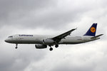 Lufthansa, D-AIRP, Airbus A321-131,  Lüneburg , 01.Juli 2016, LHR London Heathrow, United Kingdom.