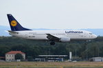 D-ABED Lufthansa Boeing 737-330  Hagen  in Frankfurt beim Landeanflug am 01.08.2016