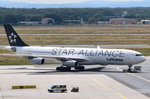 D-AIGY Lufthansa Airbus A340-313  Lünen   am 01.08.2016 in Frankfurt zum Gate