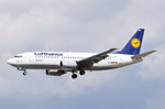 D-ABEN Lufthansa Boeing 737-330  Neubrandenburg  in Frankfurt am 06.08.2016 beim Anflug