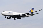 D-ABVR Lufthansa Boeing 747-430  Köln   in Frankfurt beim Landeanflug  06.08.2016