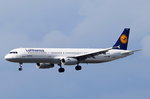 D-AISV Lufthansa Airbus A321-231  Bingen   beim Anflug auf Frankfurt am 06.08.2016