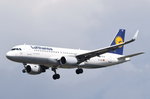 D-AIUK Lufthansa Airbus A320-214(WL)  beim Anflug auf Frankfurt am 06.08.2016