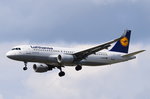 D-AIZX Lufthansa Airbus A320-214(WL)  am 06.08.2016 in Frankfurt beim Landeanflug