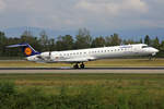 Lufthansa CityLine, D-ACKK, Bombardier CRJ-900, msn: 15097,  Fürstenwalde , 03.September 2018, BSL Basel-Mülhausen, Switzerland.