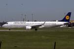 Lufthansa - CityLine, D-AEBI, Embraer, ERJ-195, 06.05.2013, TLS, Toulouse, France    
