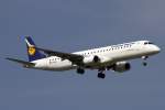 Lufthansa -CityLine, D-AEBK, Embraer, ERJ-195LR, 18.05.2014, BRU, Brüssel, Belgium           