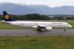 Lufthansa - CityLine, D-AEBL, Embraer, ERJ-195, 10.08.2014, GVA, Geneve, Switzerland         