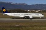 Lufthansa - CityLine, D-AEBN, Embraer, ERJ-195, 13.01.2015, GVA, Geneve, Switzerland       