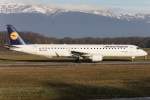 Lufthansa - CityLine, D-AEBS, Embraer, ERJ-195, 30.01.2016, GVA, Geneve, Switzerland      