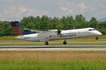 Lufthansa Regional (Augsburg Airways), D-ADHA, Bombardier DHC-8 402, msn: 4028, 14.Juni 2008, BSL Basel - Mühlhausen, Switzerland.
