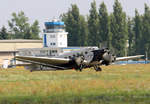 Deutsche Lufthansa Stiftung Berlin, Junkers Ju-52/3m, D-CDLH, Flugplatz Strausberg, 28.07.2018