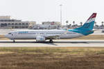 Luxair, LX-LBA, Boeing, B737-8C9, 03.06.2018, MLA, Malta, Malta         