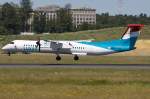 Luxair, LX-LGA, deHavilland, DHC-8Q-402, 04.07.2009, LUX, Luxemburg, Luxemburg 

