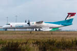 Luxair, LX-LGM, deHavilland, DHC-8Q-402, 11.10.2021, CDG, Paris, France