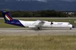 Malev, HA-LQC, de Havilland, DHC-8-402, 19.07.2009, GVA, Geneve, Switzerland 

