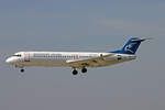 Montenegro Airlines, YU-AOP, Fokker 100, msn: 11332, 25.April 2007, ZRH Zürich, Switzerland.