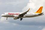 Pegasus, TC-DCI, Airbus, A320-216, 16.08.2021, BER, Berlin, Germany