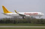 Pegasus Airlines, TC-AAT, Boeing, B737-82R, 25.04.2010, BSL, Basel, Switzerland 

