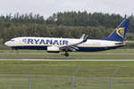 Ryanair, EI-ENM, Boeing, B737-8AS, 01.09.2018, BLL, Billund, Denmark         