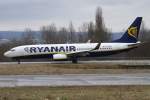 Ryanair, EI-DWA, Boeing, B737-8AS, 01.02.2015, BSL, Basel, Switzerland           