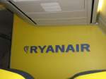 Im Innenraum des Flugzeugs von Ryanair