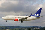 SAS Scandinavian Airlines, LN-RRA, Boeing 737-783,  Teinar Viking , 7.August 2017, ZRH Zürich, Switzerland.