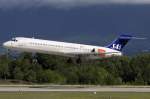 SAS, OY-KHU, McDonnell-Douglas, MD-87, 19.07.2009, GVA, Geneve, Switzerland     