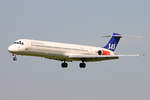 SAS Scandinavian Airlines, LN-ROR, McDonnell Douglas MD-83, msn: 49385/1244, 02.Juni 2005, ZRH Zürich, Switzerland.