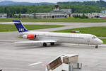SAS Scandinavian Airlines, SE-DIC, McDonnell Douglas MD-87, msn: 49607/1512,  Grane Viking , 25.März 2006, ZRH Zürich, Switzerland.