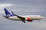 SAS Scandinavian Airline, LN-TUM, Boeing B737-705, msn: 29098/1116, 02.Januar 2022, ZRH Zürich, Switzerland.
