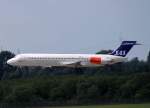 SAS, LN-RMU, Boeing McDonnell Douglas MD-87 / DC-9-87 (Grim Viking), 2007.08.03, DUS, Dsseldorf, Germany