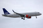 SAS Scaninavian Airlines, SE-ROC, Airbus A320-251N, msn: 7723,  15.Januar 2024, ZRH Zürich, Switzerland.