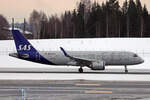 SAS Scandinavian Airlines, SE-RUA, Airbus A320-251N, msn: 9520,  Asfried Viking ,  25.Februar 2024, OSL Oslo, Norway.