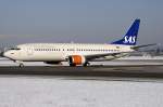 SAS, LN-BRQ, Boeing, B737-405, 16.01.2010, SZG, Salzburg, Austria     