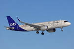 SAS Scandinavian Airlines, SE-ROY, Airbus A320-251N, msn: 9316,  Yrsa Viking , 04.Januar 2026, ZRH Zürich, Switzerland.