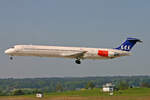 SAS, OY-KHG, McDonnell Douglas MD-82, msn: 49613/1519,  Alle Viking , 12.Mai 2008, ZRH Z�rich, Switzerland.
