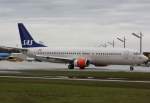 SAS Boeing 737-505 LN-BRO Flughafen Salzburg 15.01.2011