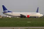 SAS, LN-BRI, Boeing, B737-405, 06.04.2011, DUS, Dsseldorf, Germany         