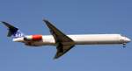 SAS Mc Donnell Douglas MD 82 SE-DIN Flughafen Mnchen 23.03.2012