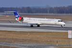 OY-KFL  Regin Viking  / SAS Scandinavian / ERJ 900ER rollt in MUC zum Start nach Kopenhagen (CPH) 14.03.2013