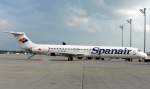 Spain air MD 82 Ec-HOV Flugahfen Mnchen 07.Oktober 2009