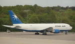 Star Air, OY-SRP, MSN 22220,Boeing 767-232BDSF,28.04.2018, CGN-EDDK, Köln-Bonn, Germany 
