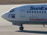 SunExpress, TC-SUY, Boeing, 737-800 wl (Bug/Nose), 16.01.2012, STR-EDDS, Stuttgart, Germany