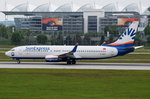 TC-SNY SunExpress Boeing 737-8K5(WL)  beim Start in München am 17.05.2016