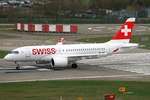 Swiss Bombardier CSeries CS100 (BD-500-1A10) HB-JBF, cn(MSN): 50015,
Zürich-Kloten Airport, 20.03.2017.
Ausgeliefert am 08.03.2017.
